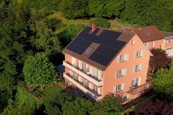 Morgensonne Luftaufnahme