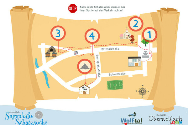 Sagenhafte Schatzsuche Oberwolfach Bildnachweis: ©Gemeinde Oberwolfach Sagenhafte Schatzsuche Oberwolfach Bildnachweis: ©Gemeinde Oberwolfach